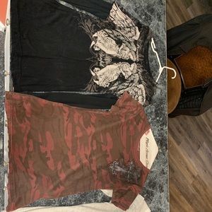 Tops 2-long sleeve 1- short